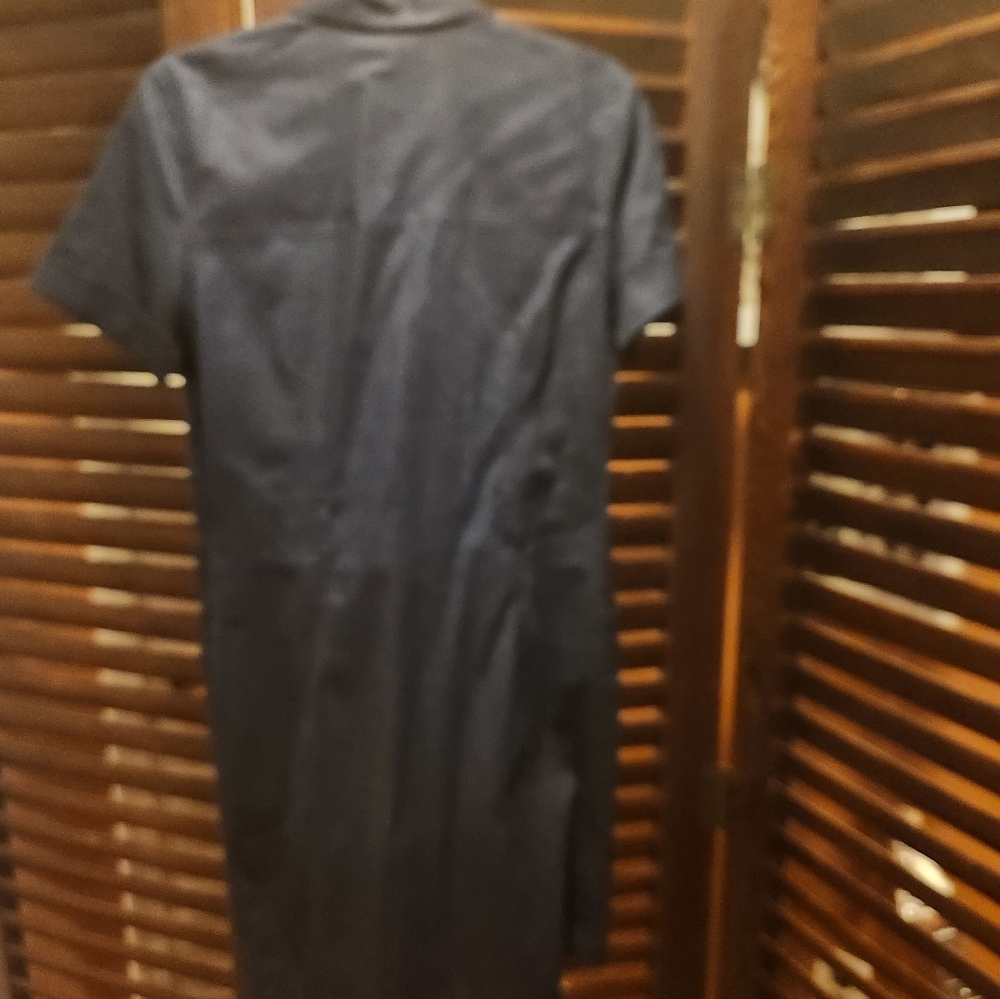Vintage Rafaella Deep Blue Button-Up Dress - Picture 3 of 3